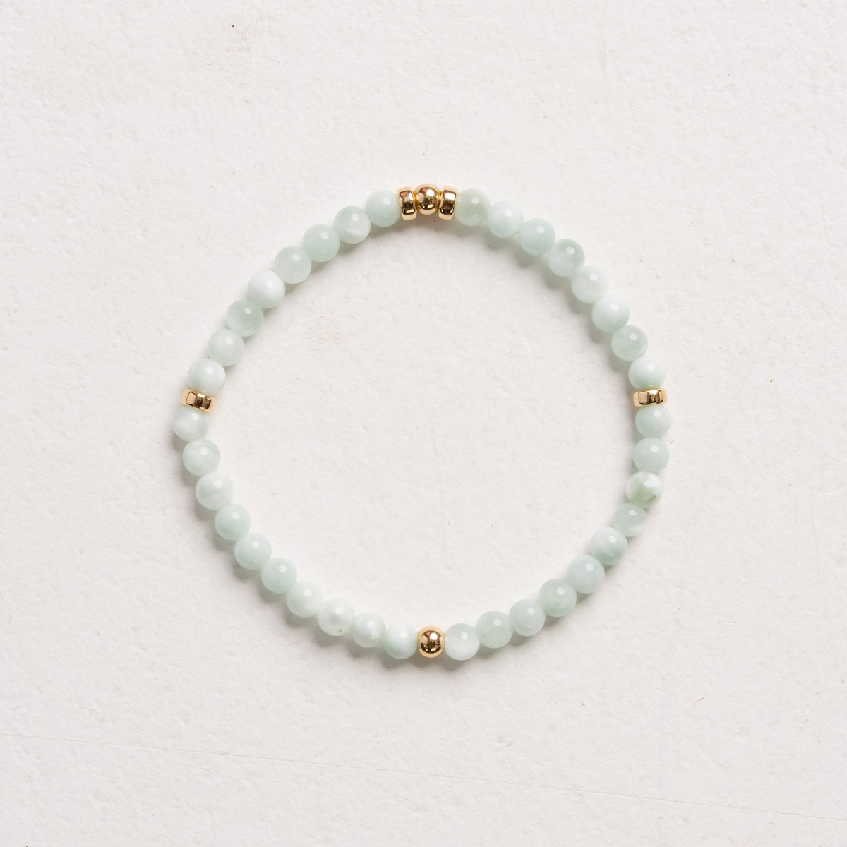 Natural green angelite - Peaceful