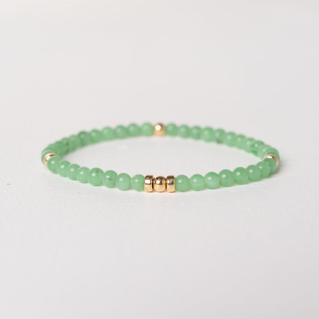 Dark green angelite - Receptive