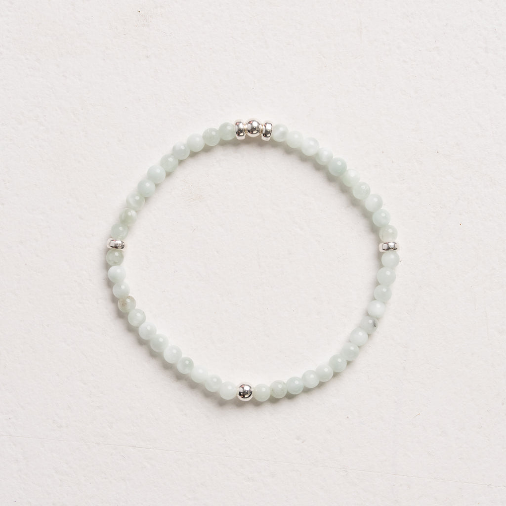 Natural green angelite - Peaceful