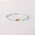Natural green angelite - Peaceful