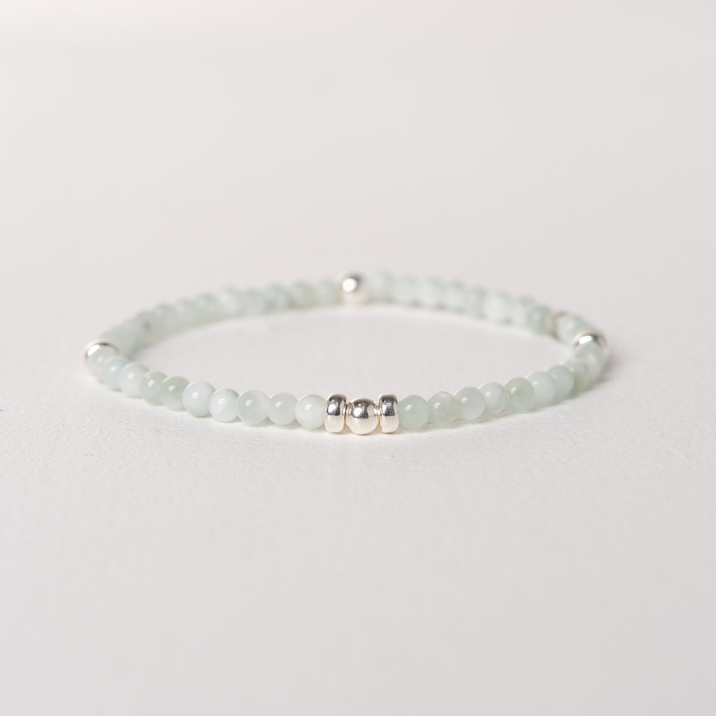 Natural green angelite - Peaceful