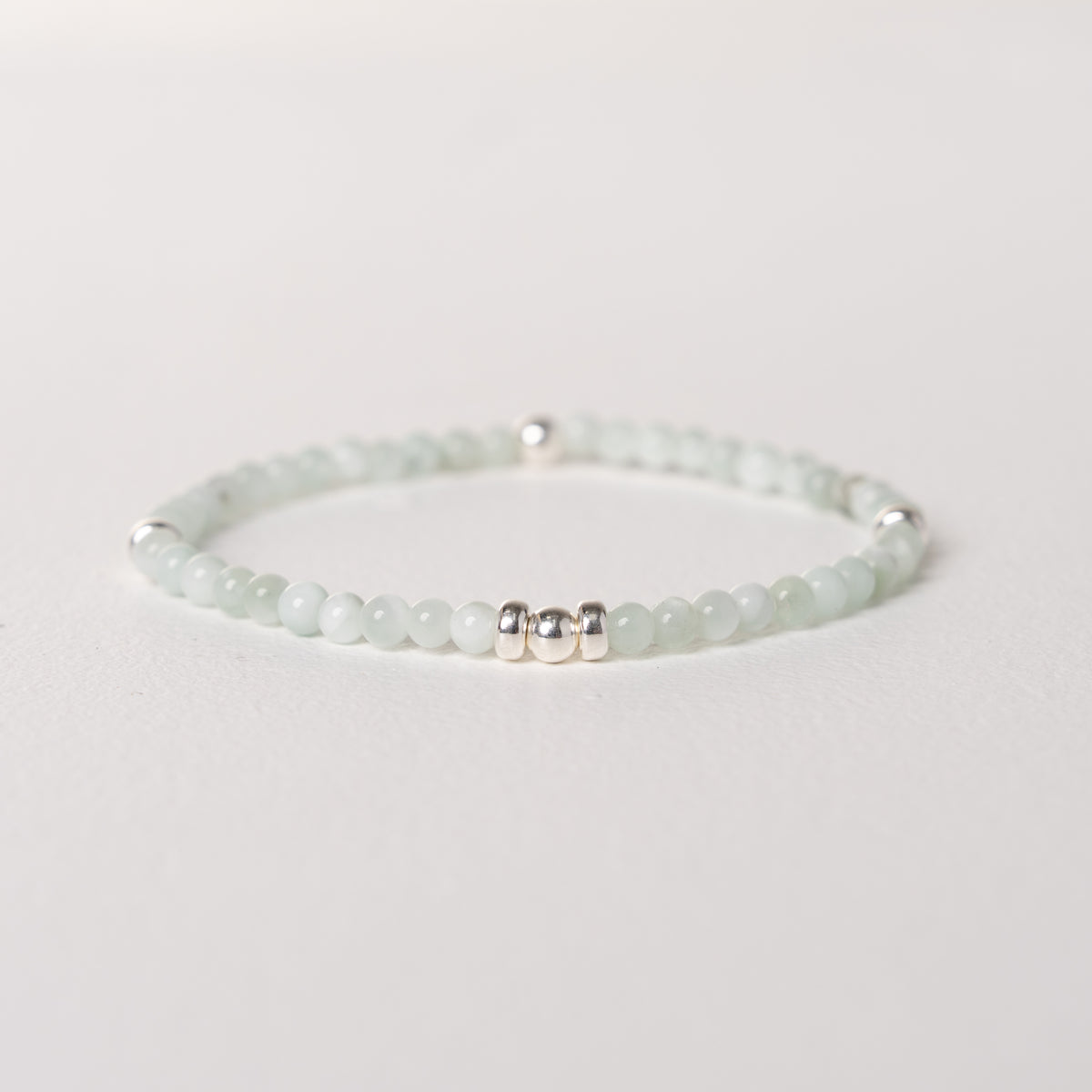 Natural green angelite - Peaceful